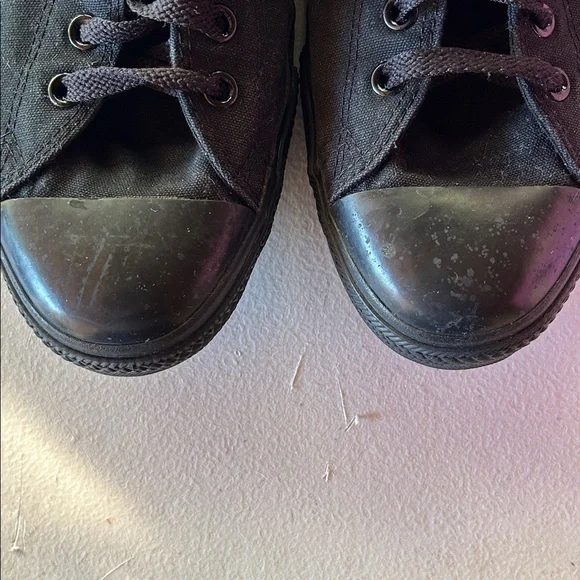 Converse Black Canvas Men's Sneakers - Picture 5 of 8